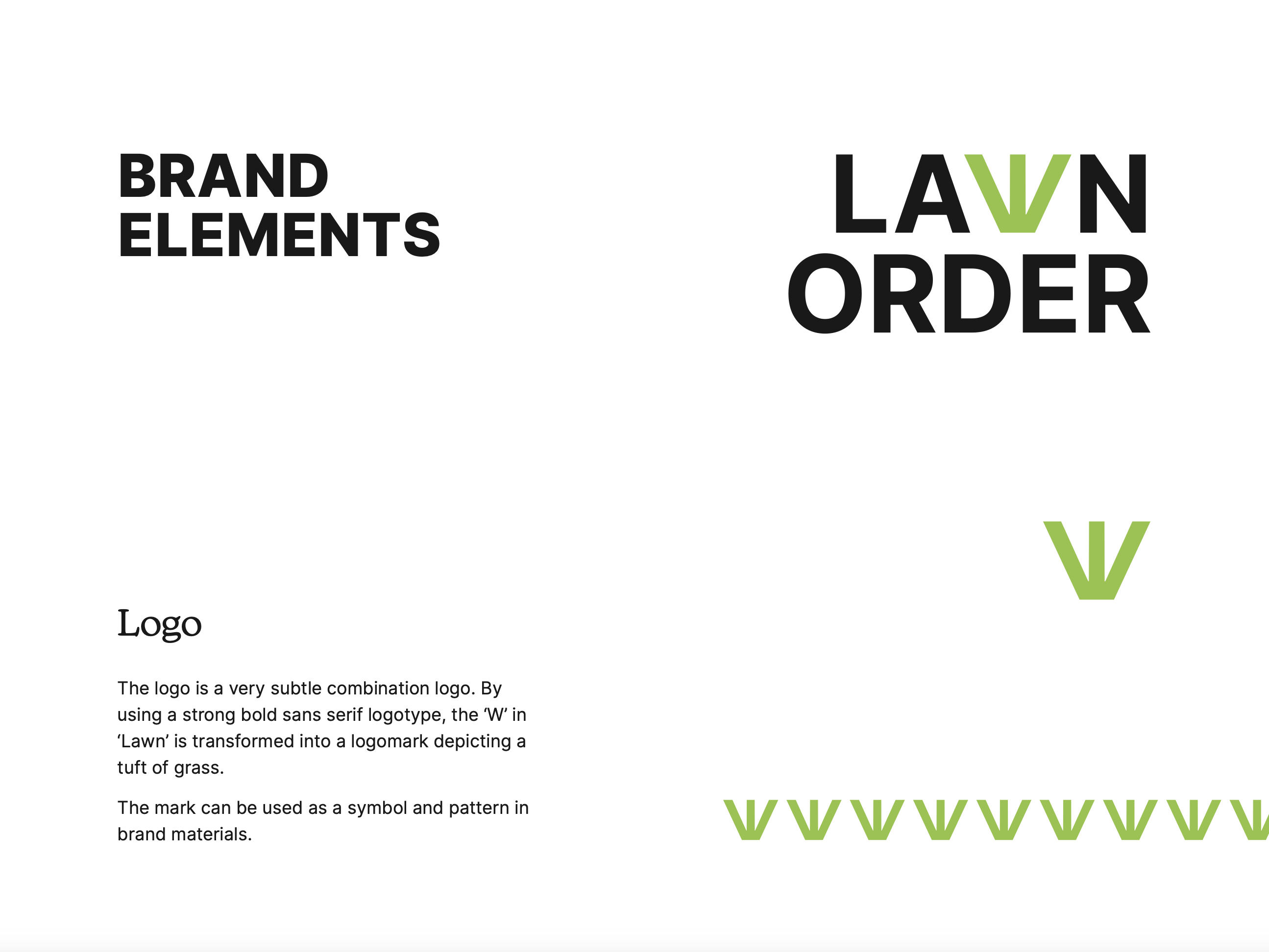 Lawn Order logo and wordmark