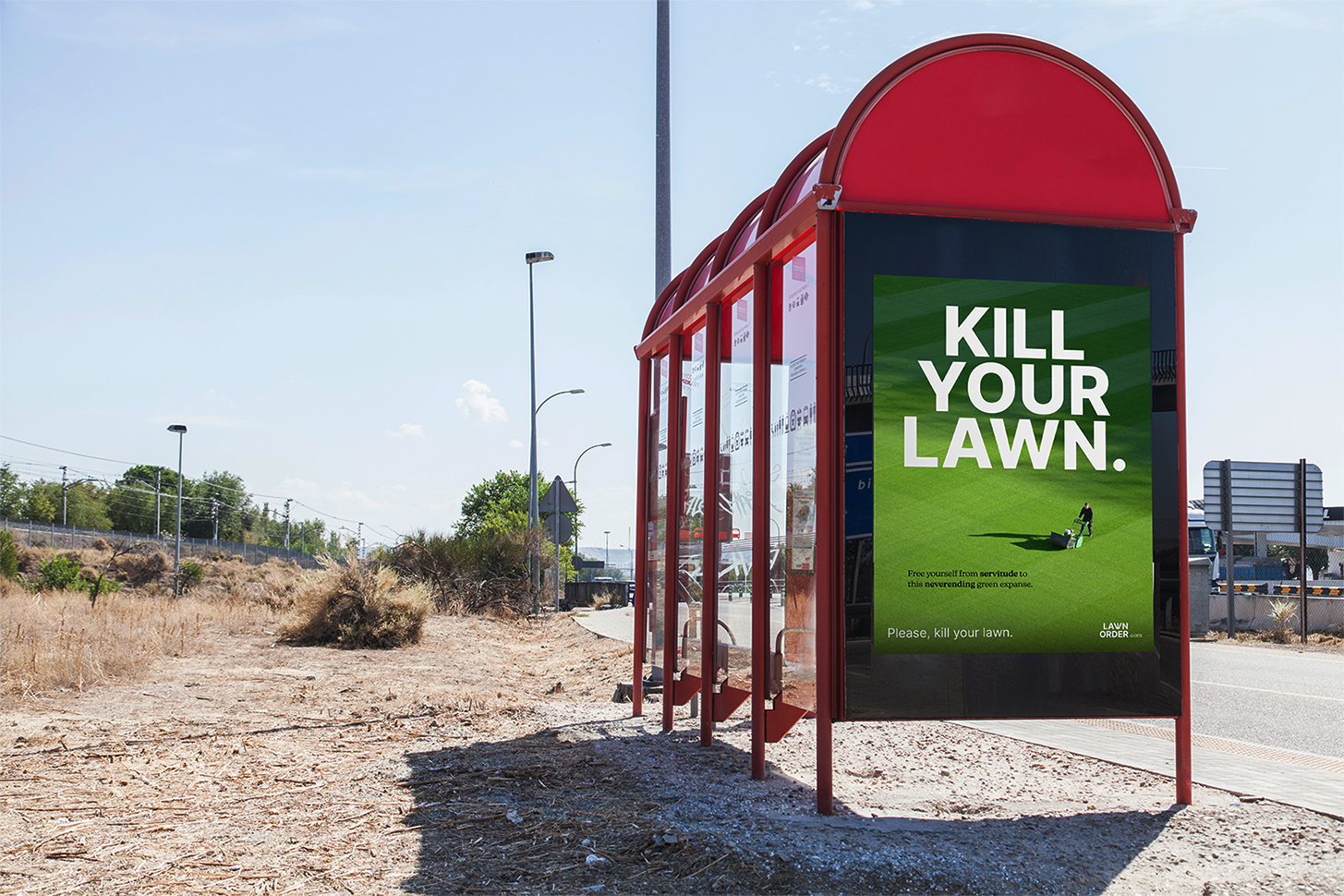 WE NEED TO TALK ABOUT YOUR LAWN - grass texture campaign title