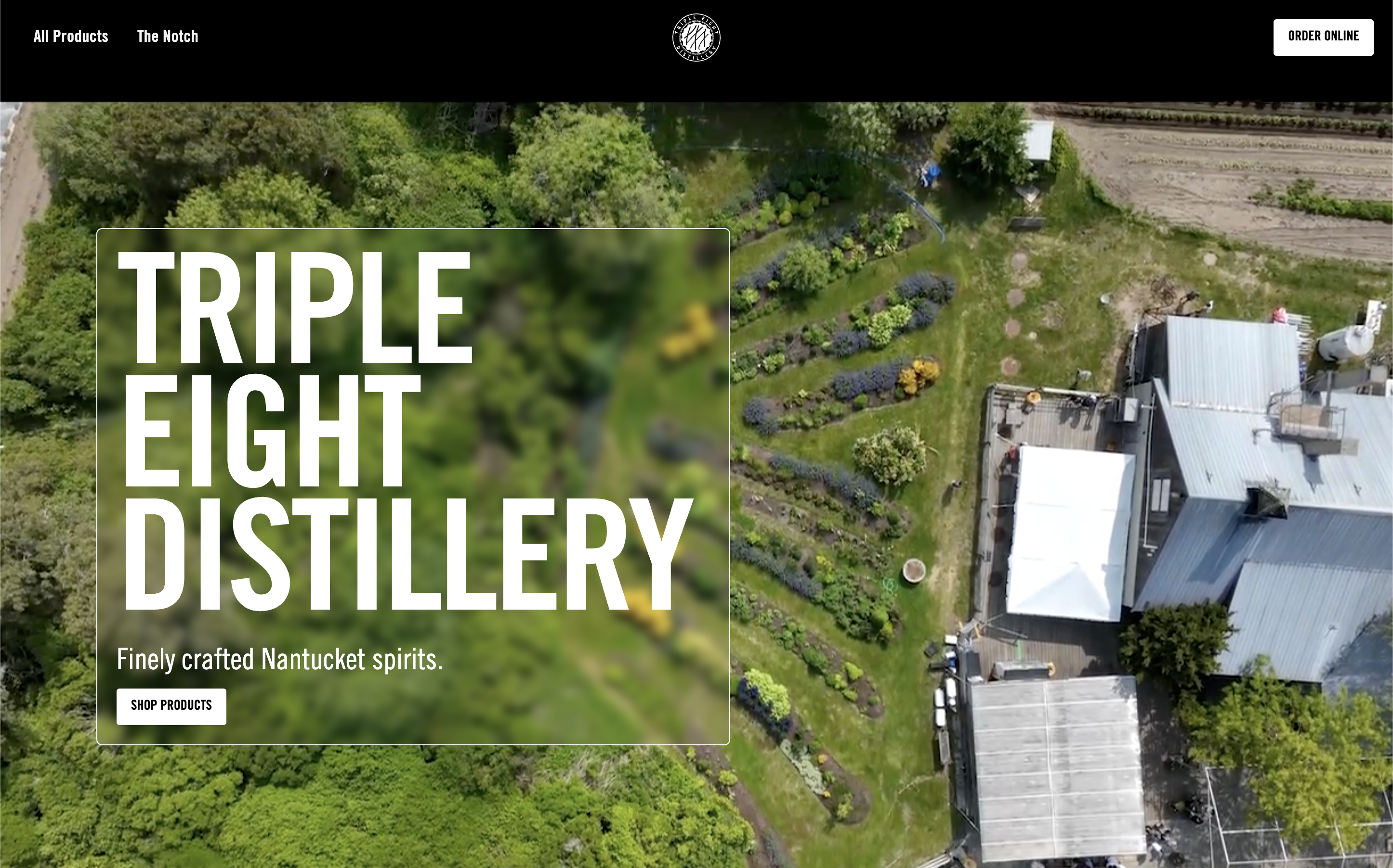 Triple Eight Distillery website